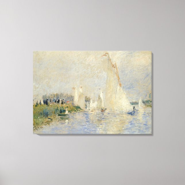 Pierre A Renoir | Regatta i Argentina Canvastryck (Framsida)