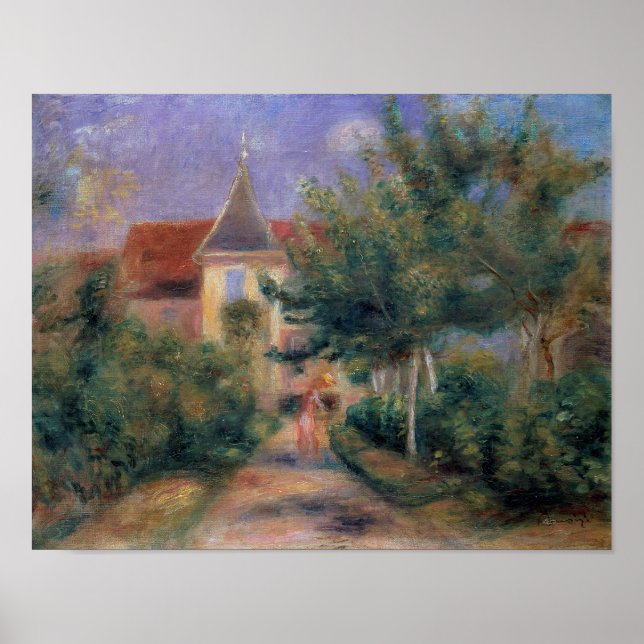 Pierre A Renoir | Renoirs hus i Essoyes Poster (Framsidan)