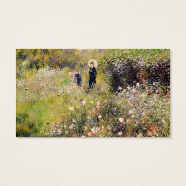 Pierre A Renoir | Sommarlandskap Visitkort (Baksidan)