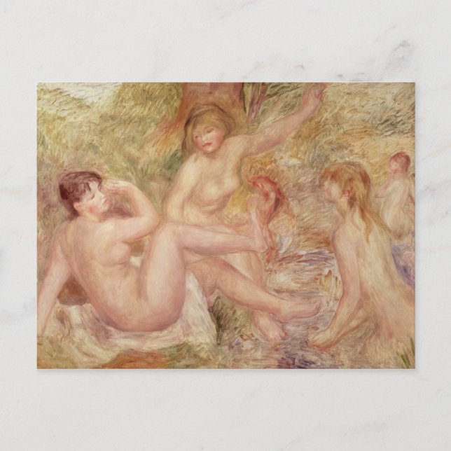 Pierre A Renoir | Studie för De stora baderskorna Vykort (Framsida)