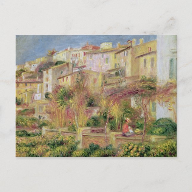Pierre A Renoir | Terrace i Cagnes Vykort (Framsida)