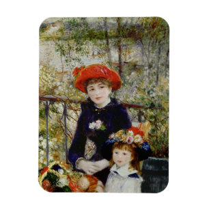 Pierre A Renoir   Två systrar eller på terrassen Magnet