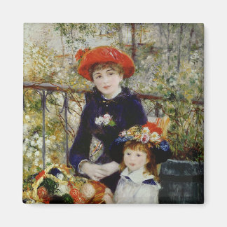 Pierre A Renoir | Två systrar eller på terrassen Magnet