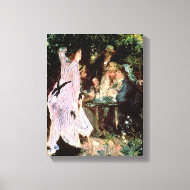 Pierre A Renoir | Under Träd, de la Galette Canvastryck (Framsida)