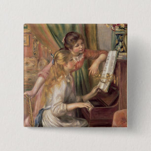 Pierre A Renoir Unga flickor i Piano Knapp