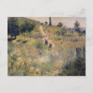 Pierre A Renoir Väg genom Long Grass Vykort
