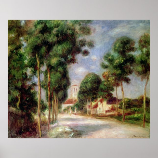 Pierre A Renoir | Vägen till Essoyes Poster (Framsidan)
