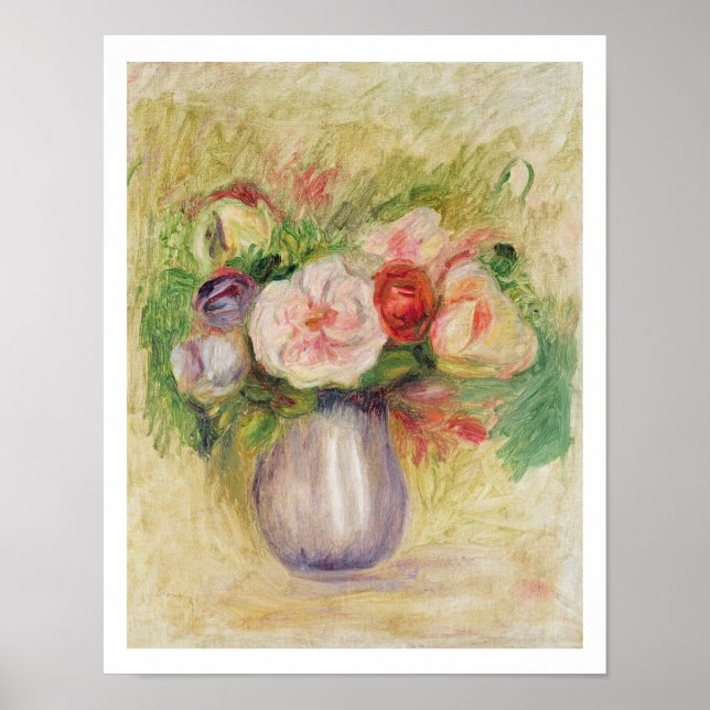 Pierre A Renoir | Vas i blommor Poster (Framsidan)