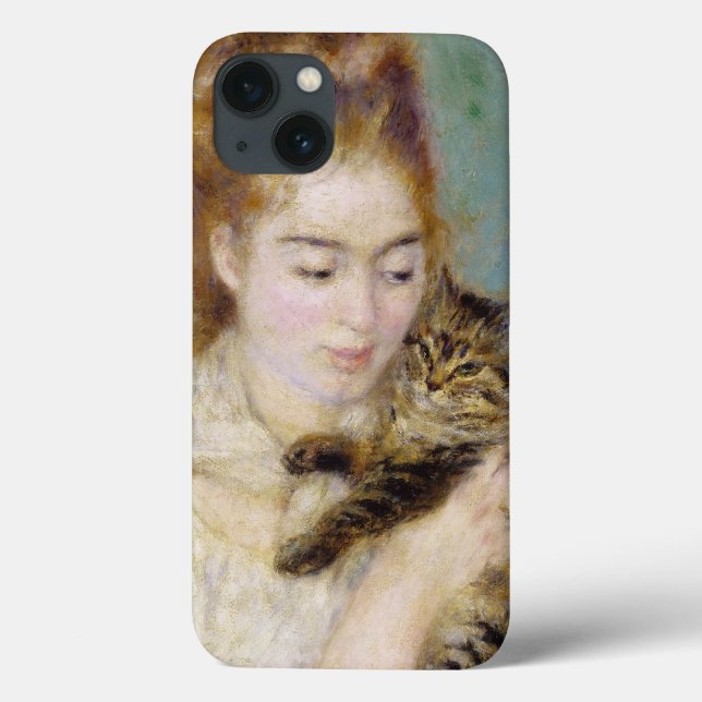 Pierre A Renoir | Woman with a Cat (Baksida)
