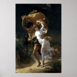 Pierre-Auguste Cot Storm Poster