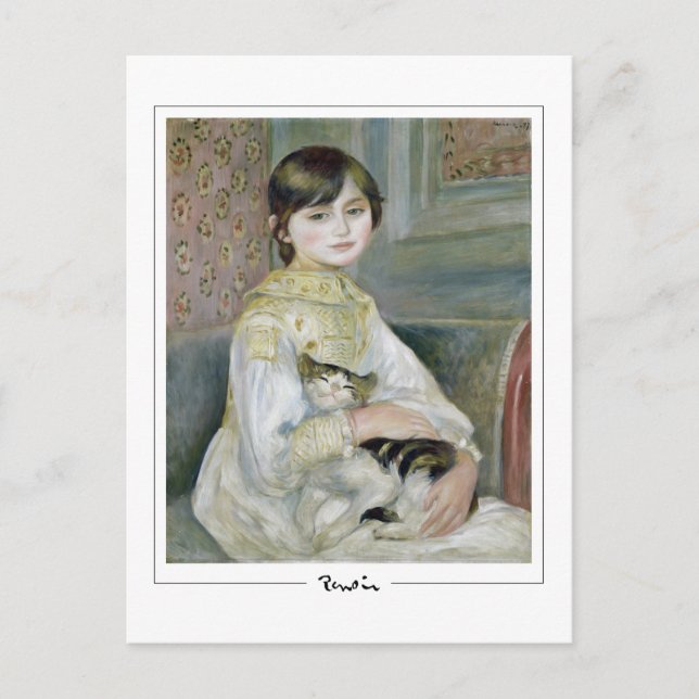 Pierre-Auguste Renoir #11 - vykort för konst (Framsida)