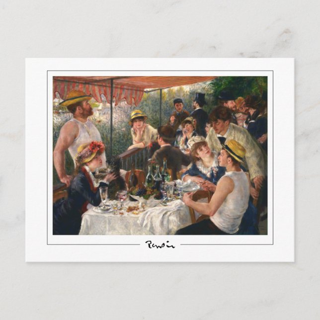 Pierre-Auguste Renoir #13 - Finkonstkort Vykort (Framsida)
