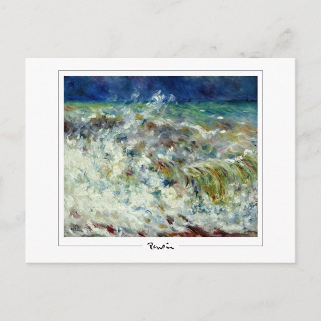 Pierre-Auguste Renoir #14-2 - vykort för konst (Framsida)