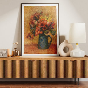 Pierre-Auguste Renoir 1889 Vas med blommor Poster