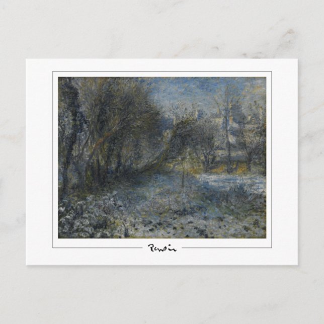 Pierre-Auguste Renoir #20-3 - vykort för konst (Framsida)