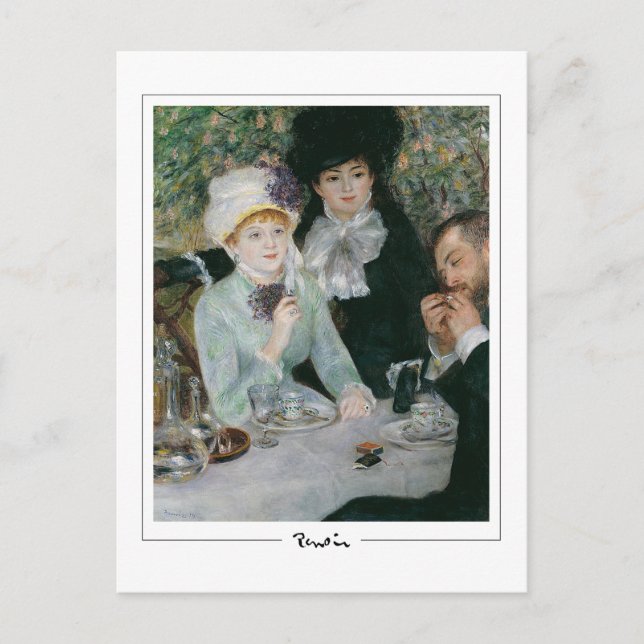Pierre-Auguste Renoir #22-3 - vykort för konst (Framsida)