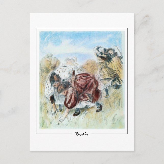 Pierre-Auguste Renoir #24-3 - vykort för konst (Framsida)