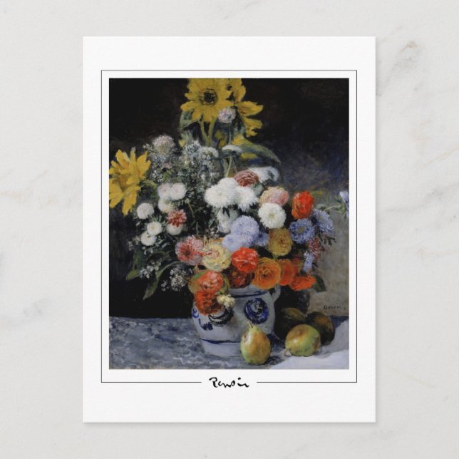 Pierre-Auguste Renoir #2-2 - vykort för konst (Framsida)