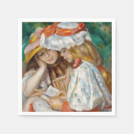 Pierre-Auguste Renoir - 2 Girls Reading Pappersservett