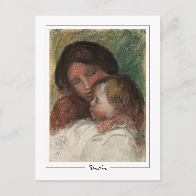 Pierre-Auguste Renoir #300-3 - Finkonstkort Vykort (Framsida)
