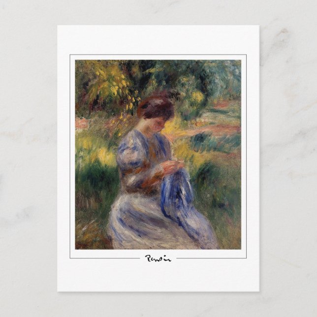 Pierre-Auguste Renoir #360-2 - Finkonstkort Vykort (Framsida)
