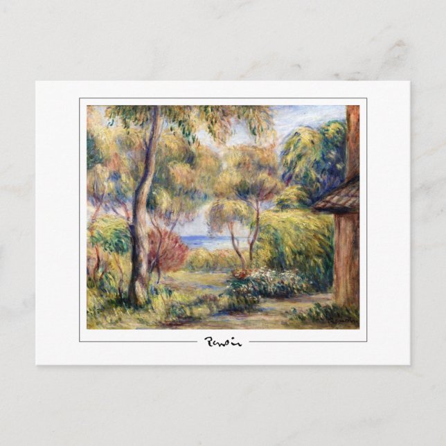 Pierre-Auguste Renoir #372 - Finkonstkort Vykort (Framsida)