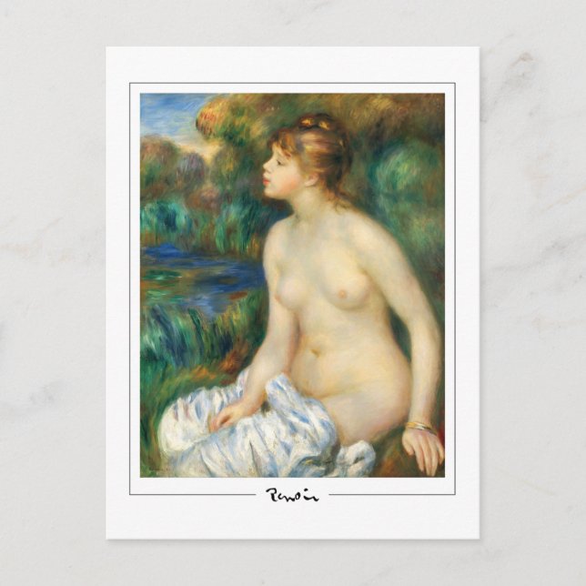 Pierre-Auguste Renoir #3-3 - Finkonstkort Vykort (Framsida)