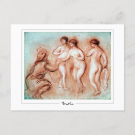 Pierre-Auguste Renoir #445-3 - vykort för konst