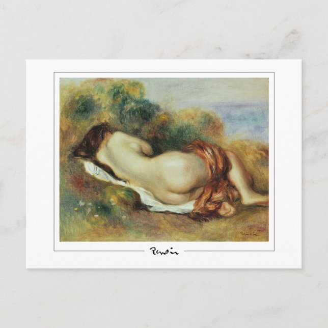 Pierre-Auguste Renoir #495-3 - Finkonst Postkort Vykort (Framsida)