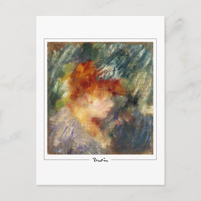 Pierre-Auguste Renoir #593-2 - vykort för konst (Framsida)