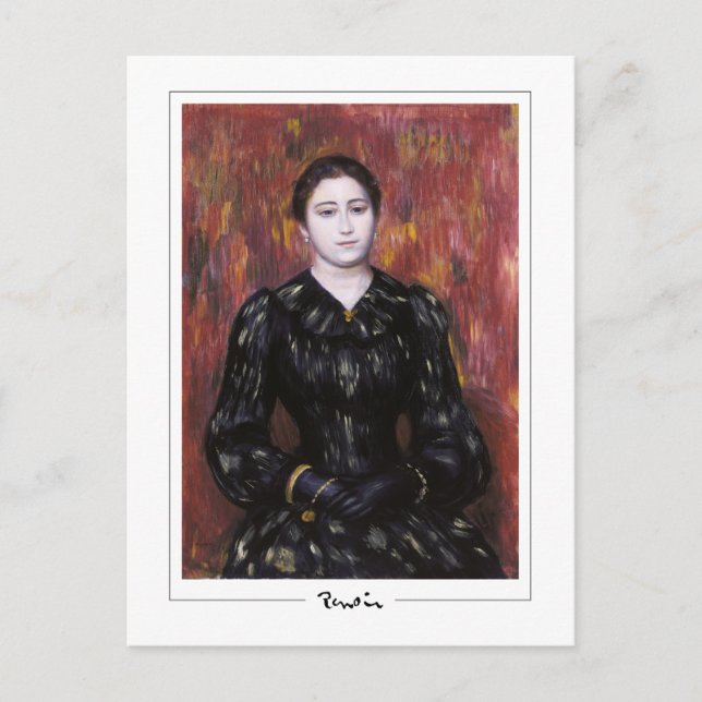 Pierre-Auguste Renoir #8-3 - vykort för konst (Framsida)