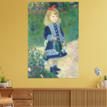 Pierre Auguste Renoir A Girl med Watering Can