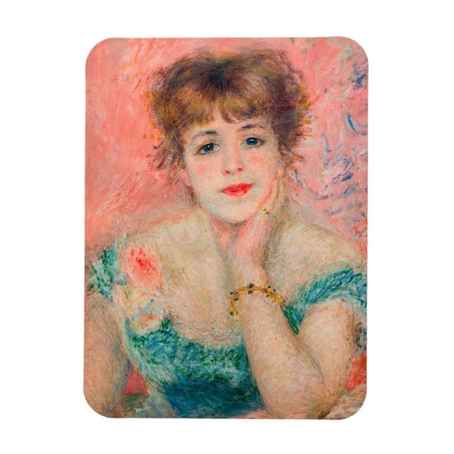 Pierre-Auguste Renoir - Actress Jeanne Samary Magnet (Vertikal)