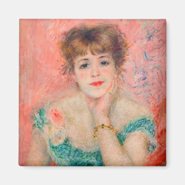 Pierre-Auguste Renoir - Actress Jeanne Samary Magnet (Framsidan)