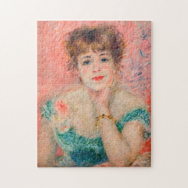 Pierre-Auguste Renoir - Actress Jeanne Samary Pussel (Vertikal)