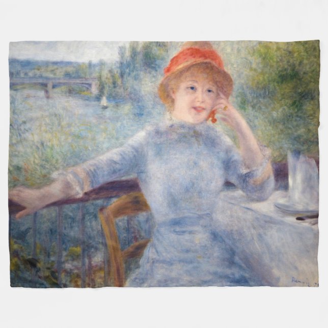 Pierre Auguste Renoir - Alphonsine Fournaise Fleecefilt (Framsidan (Horisontell))