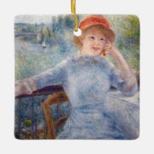 Pierre Auguste Renoir - Alphonsine Fournaise Julgransprydnad Keramik
