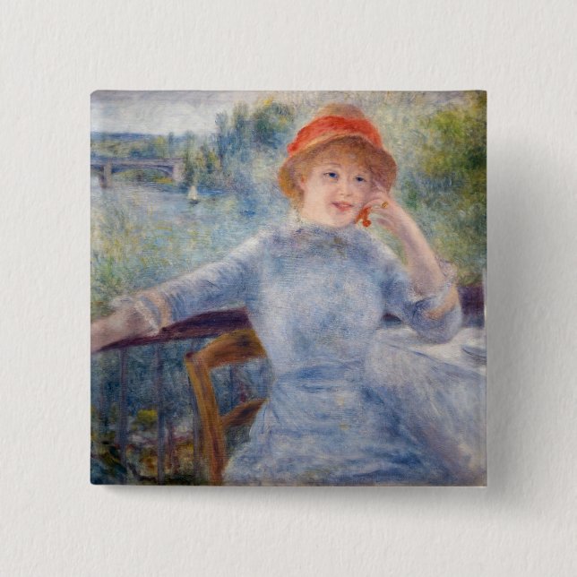 Pierre Auguste Renoir - Alphonsine Fournaise Knapp (Framsida)