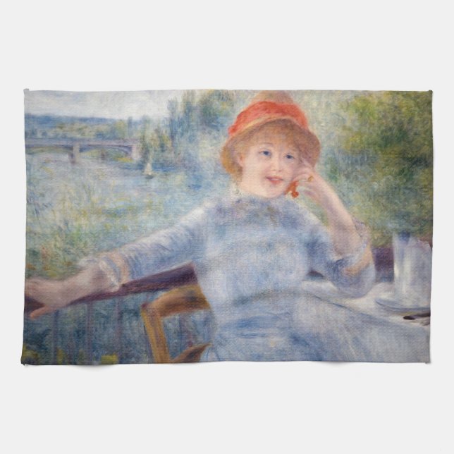 Pierre Auguste Renoir - Alphonsine Fournaise Kökshandduk (Horisontell)