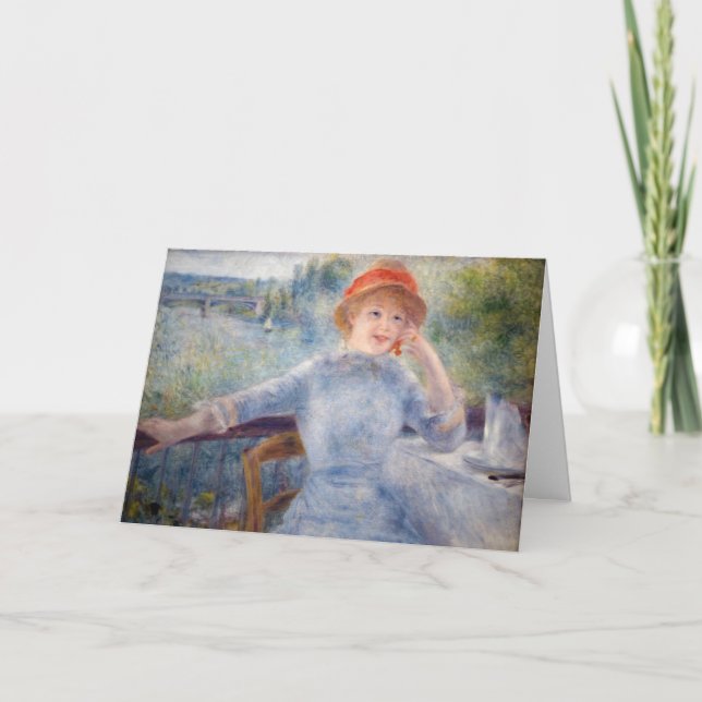 Pierre Auguste Renoir - Alphonsine Fournaise Kort (Framsida)