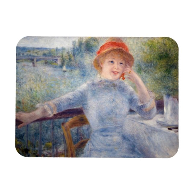 Pierre Auguste Renoir - Alphonsine Fournaise Magnet (Horisontell)