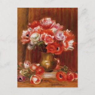 Pierre-Auguste Renoir-Anemones Vykort