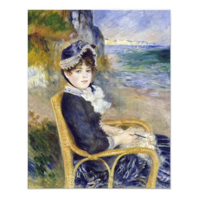 Pierre-Auguste Renoir - av Seashore Fototryck (Framsidan)