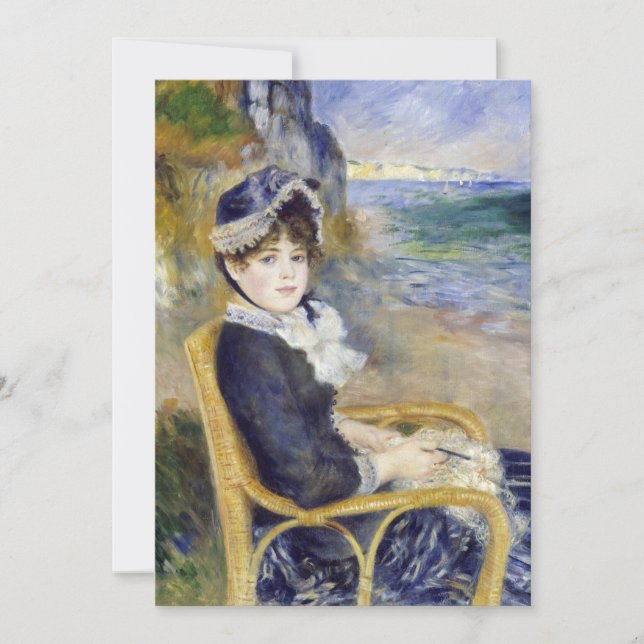 Pierre-Auguste Renoir - av Seashore Inbjudningar (Framsida)