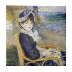 Pierre-Auguste Renoir - av Seashore Kakelplatta