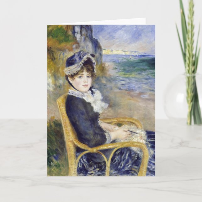 Pierre-Auguste Renoir - av Seashore Kort (Framsida)