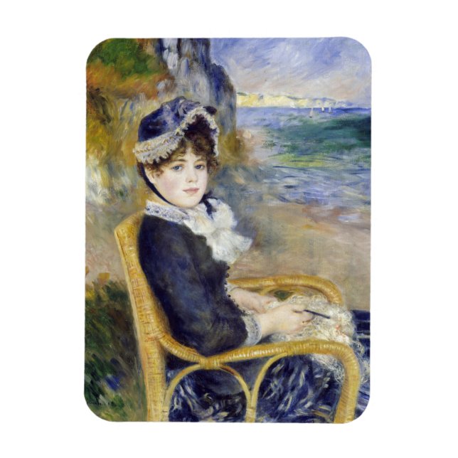 Pierre-Auguste Renoir - av Seashore Magnet (Vertikal)