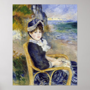Pierre-Auguste Renoir - av Seashore Poster
