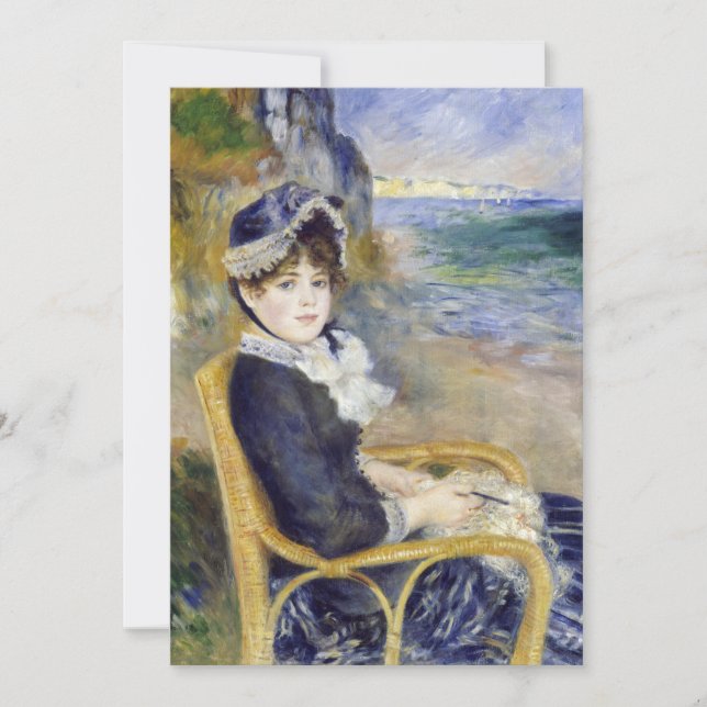 Pierre-Auguste Renoir - av Seashore Tack Kort (Framsida)