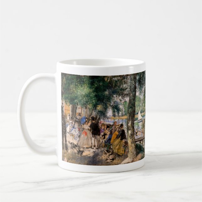 Pierre-Auguste Renoir - Badande vid Seine Kaffemugg (Vänster)